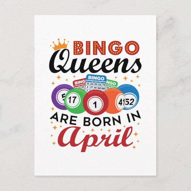 Postal Bingo Queens nace en abril (Anverso)