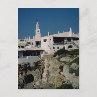 Postal Binibeca Vell, Menorca, España