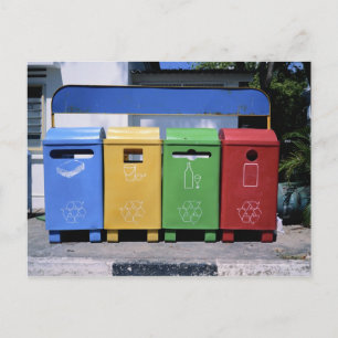 Postal Bins de reciclaje de Malasia