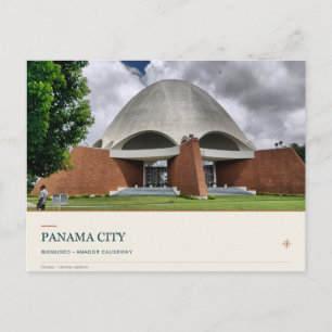 Postal Biomuseo de la Ciudad de Panamá por la Bahía