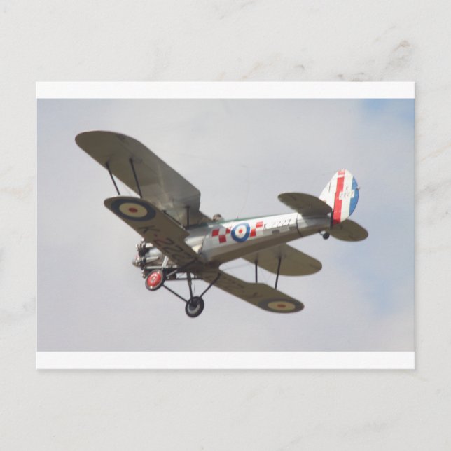 Postal Biplano bulldog (Anverso)