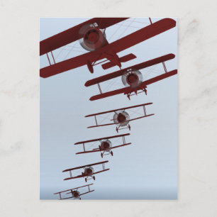 Postal Biplano retro