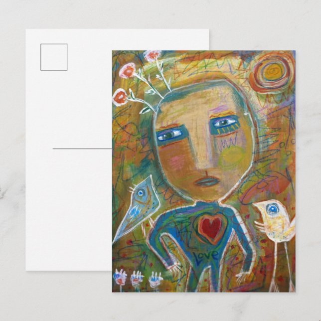 Postal Bird Lover (Anverso / Reverso)