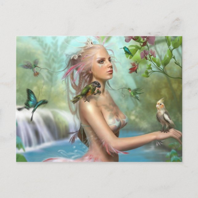 Postal Bird Muse (Anverso)