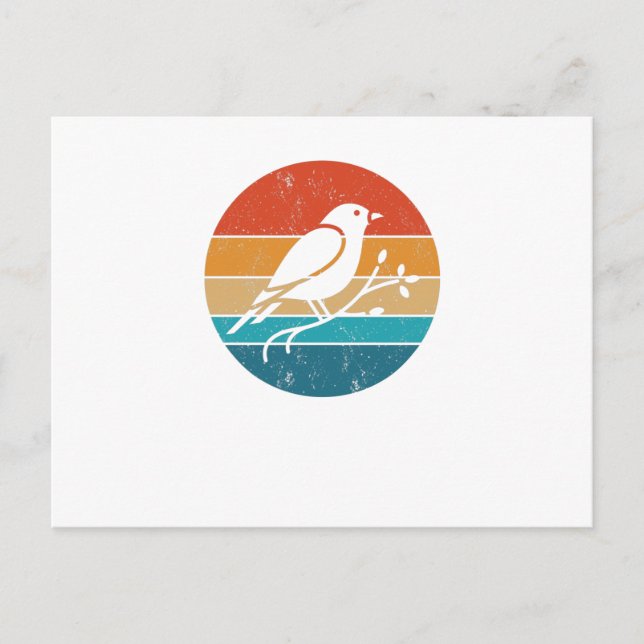 Postal Bird Watching Birds Observer Bird (Anverso)