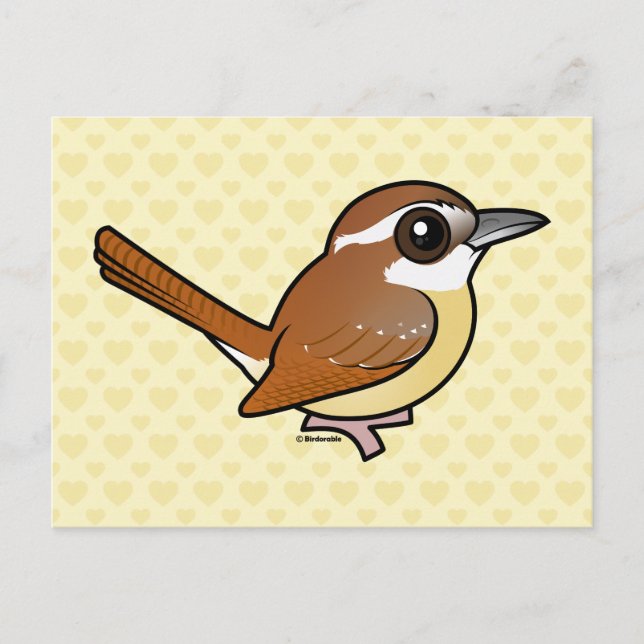 Postal Birdorable Carolina Wren (Anverso)