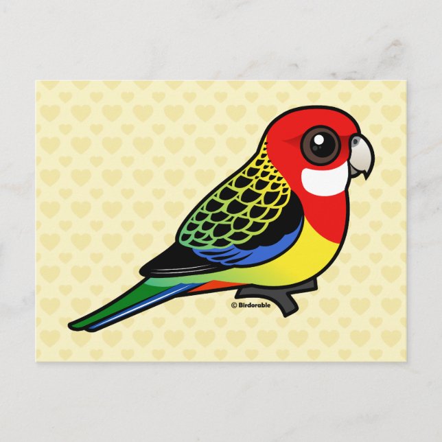 Postal Birdorable Eastern Rosella (Anverso)