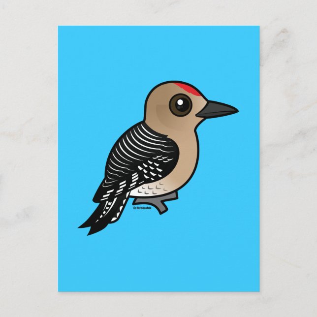 Postal Birdorable Gila Woodpecker (Anverso)