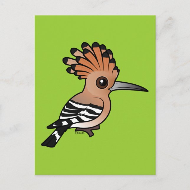Postal Birdorable Hoopoe (Anverso)