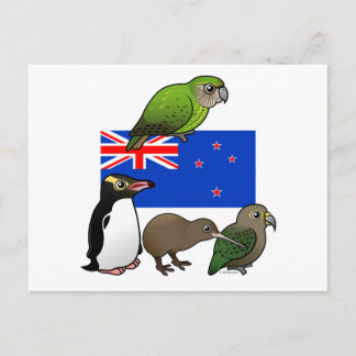 Postal Birdorables de Nueva Zelanda