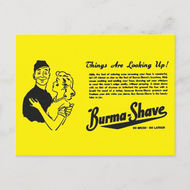 Postal Birmania Shave Adoring Eyes (Anverso)