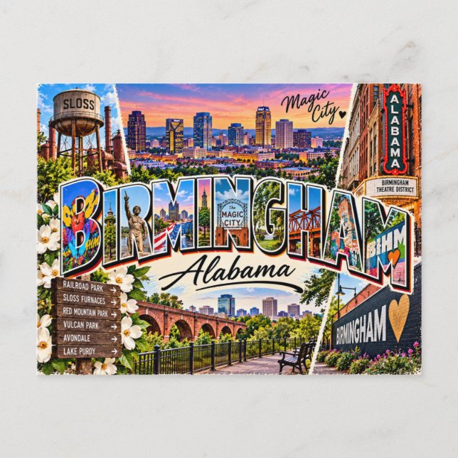Postal Birmingham, Alabama (Anverso)