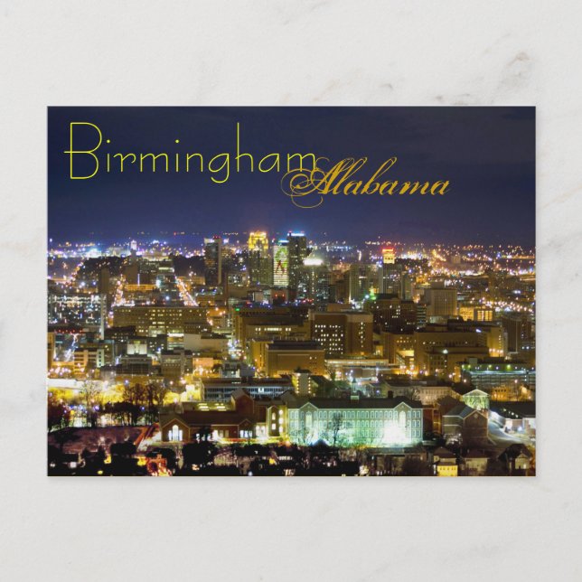 Postal Birmingham, Alabama, EE.UU. (Anverso)
