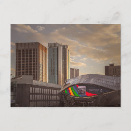 Postal Birmingham en la luz del atardecer