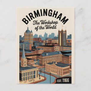 Postal Birmingham Inglaterra Retorno Horizonte Viaje
