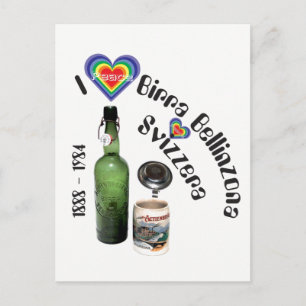 Postal Birra Bellinzona Svizzera Postkarte