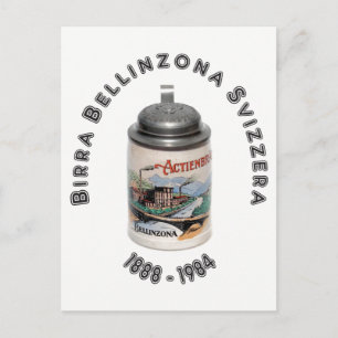 Postal Birra Bellinzona Svizzera Postkarte