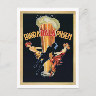 Postal Birra Itala Pilsen