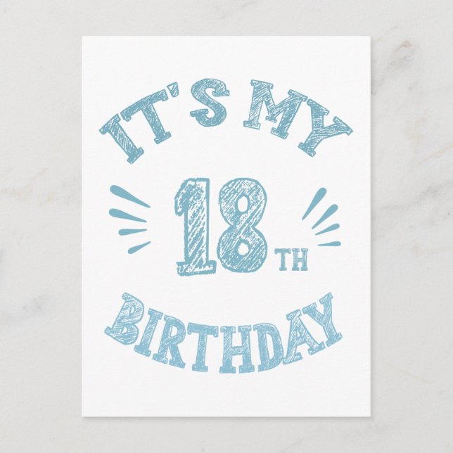 Postal birthday 18 (Anverso)