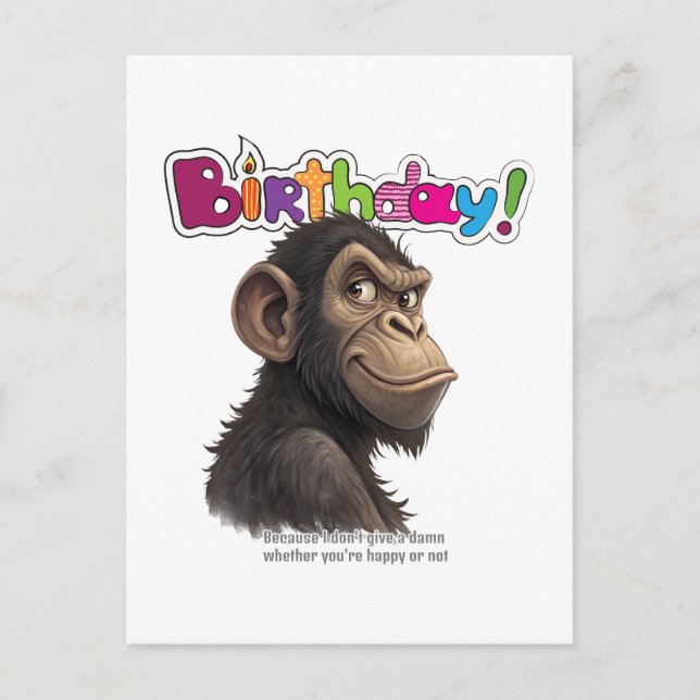 Postal Birthday Trollface (Anverso)