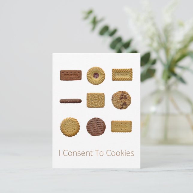 Postal Biscuit (Anverso de pie)