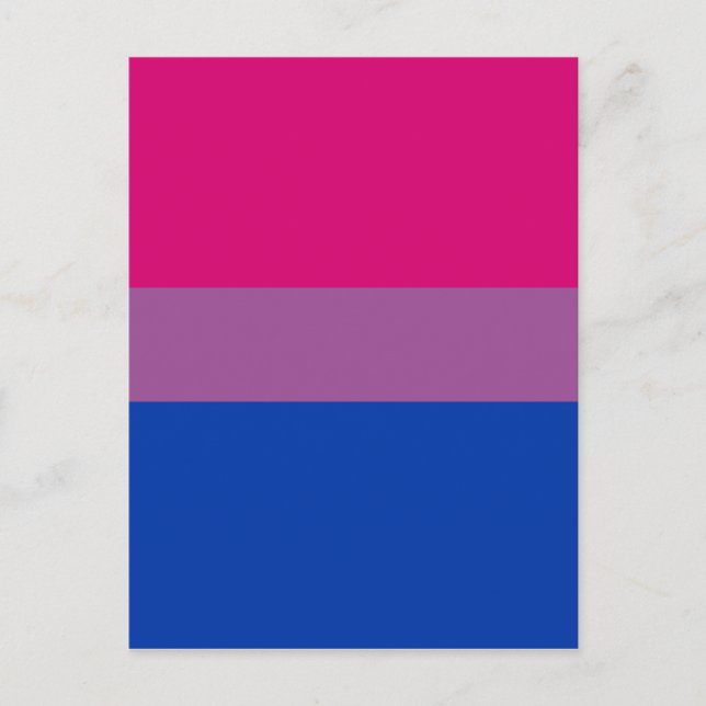 Postal Bisexual Pride Flag (Anverso)