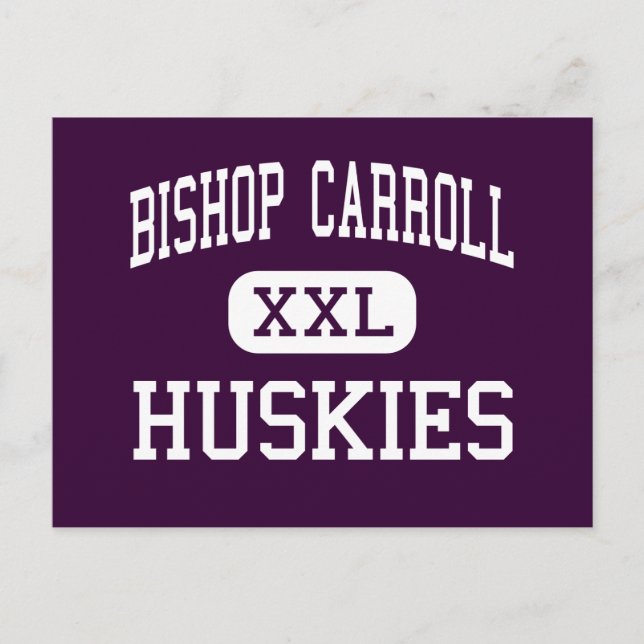 Postal Bishop Carroll - Huskies - Alto - Ebensburg (Anverso)