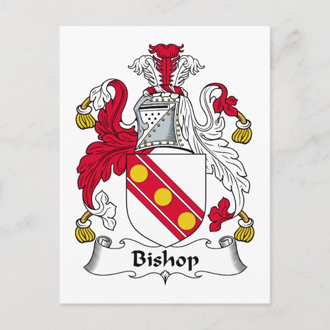 Postal Bishop Family Crest (Anverso)
