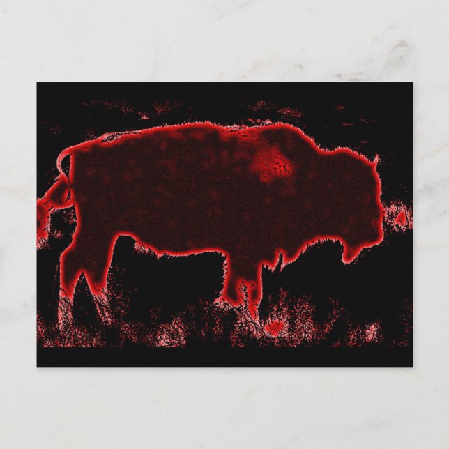 Postal Bison / Búfalo (Anverso)