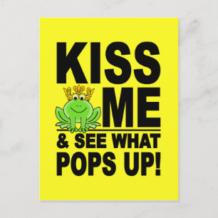 Postal BISS ME Frog postal, personalizable