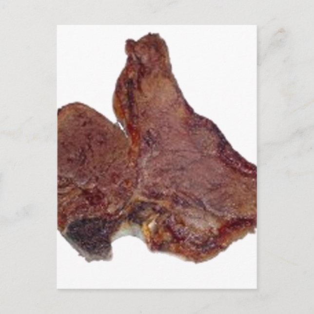 Postal Bistec de T-bone (Anverso)
