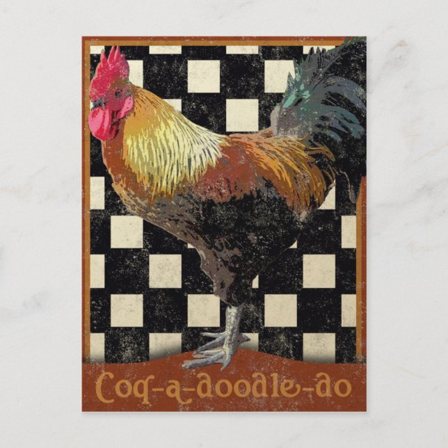 Postal Bisto Rooster (Anverso)