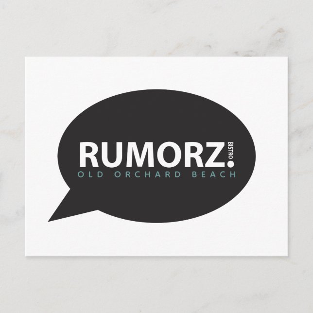 Postal bistró rumorz (Anverso)