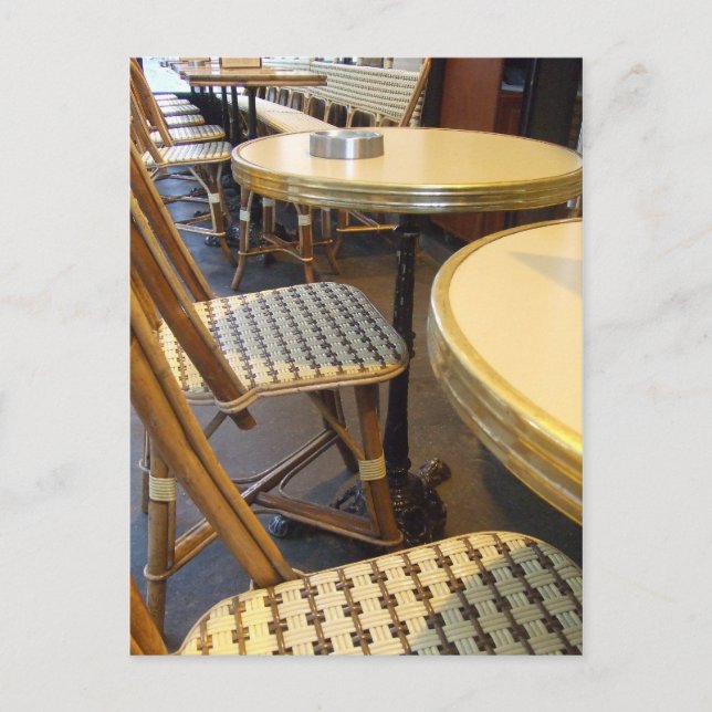 Postal Bistros de París (Anverso)