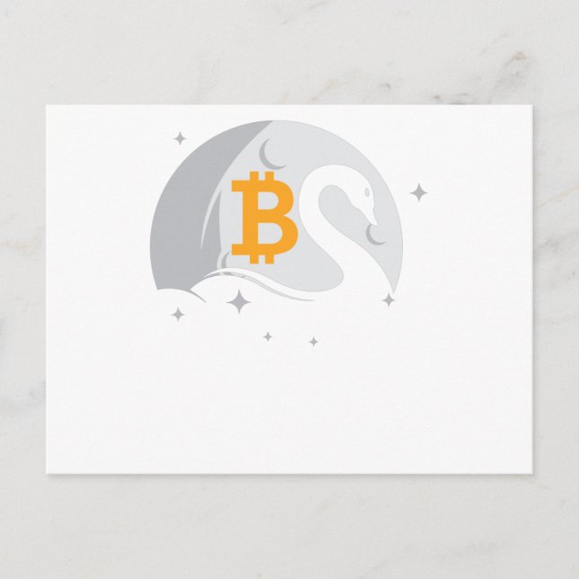 Postal Bitcoin Swan (Anverso)