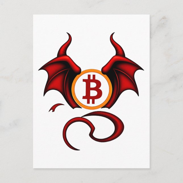Postal Bitcoin Teufel (Anverso)