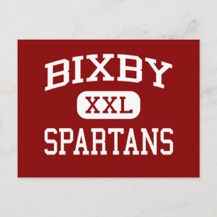 Postal Bixby - Espartanos - Escuela Media - Bixby Oklahom