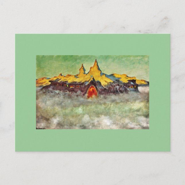 Postal Bjerg - Montaña Troll (Anverso)