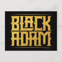 Black Adam Stacked Name Graphic