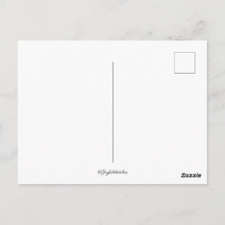 Postal black and white sketch of Mountains