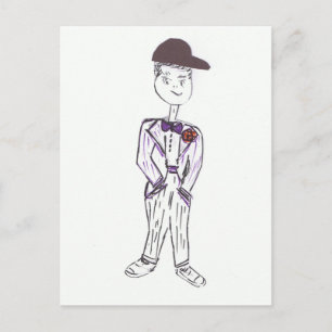 Postal Black Baseball Cap Groom