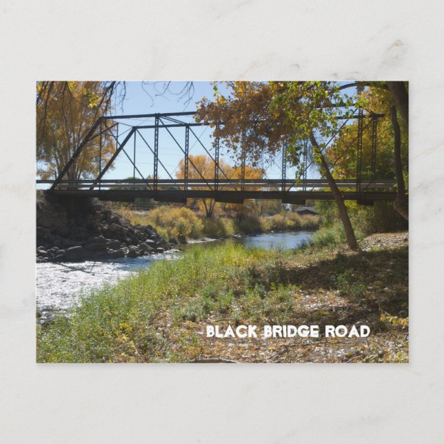 Postal Black Bridge Road, Paonia, CO (Anverso)