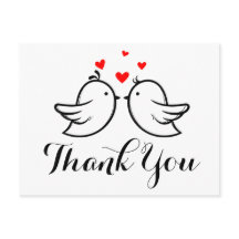 Black Gracias Lovebirds - Boda, Ducha de Novias