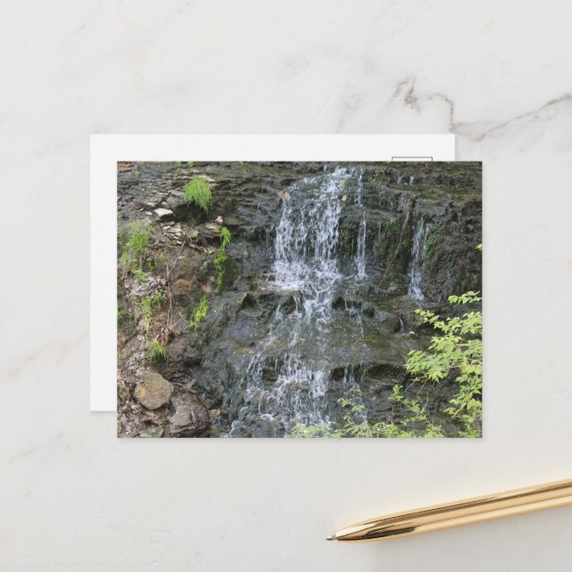 Postal Black Hawk Springs en Burlington, Iowa (Anverso/Reverso In Situ)