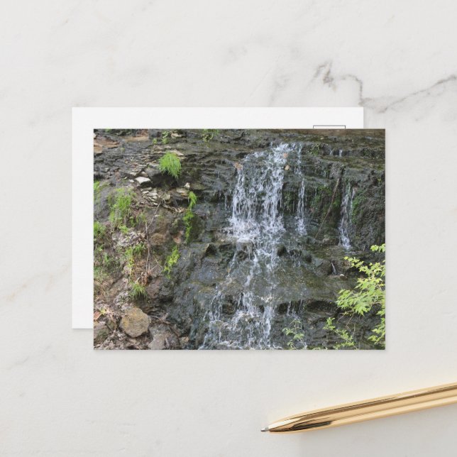 Postal Black Hawk Springs en Burlington, Iowa (Anverso/Reverso In Situ)