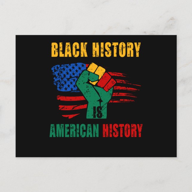 Postal Black History Is American History Month (Anverso)