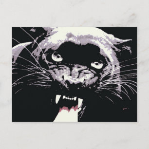 Postal Black Jaguar Panther