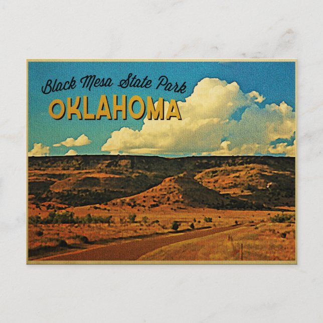 Postal Black Mesa Oklahoma (Anverso)