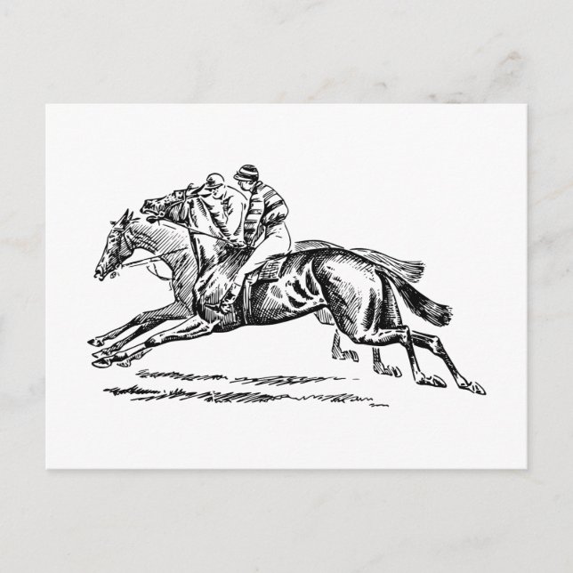 Postal BLACK n WHITE DERBY INVITATION (Anverso)