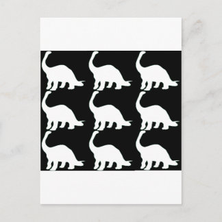 Postal Black n White Dinos